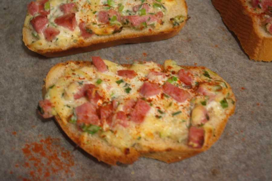 Гренки из белого хлеба
