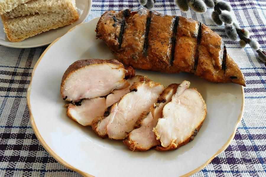 Салат с копченой грудкой: вкусные рецепты с фото