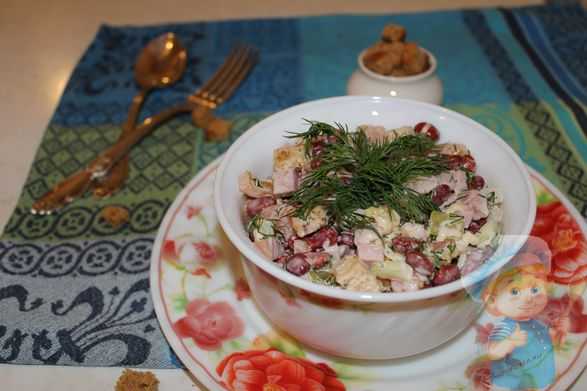 Салат вкусняшка рецепт окей