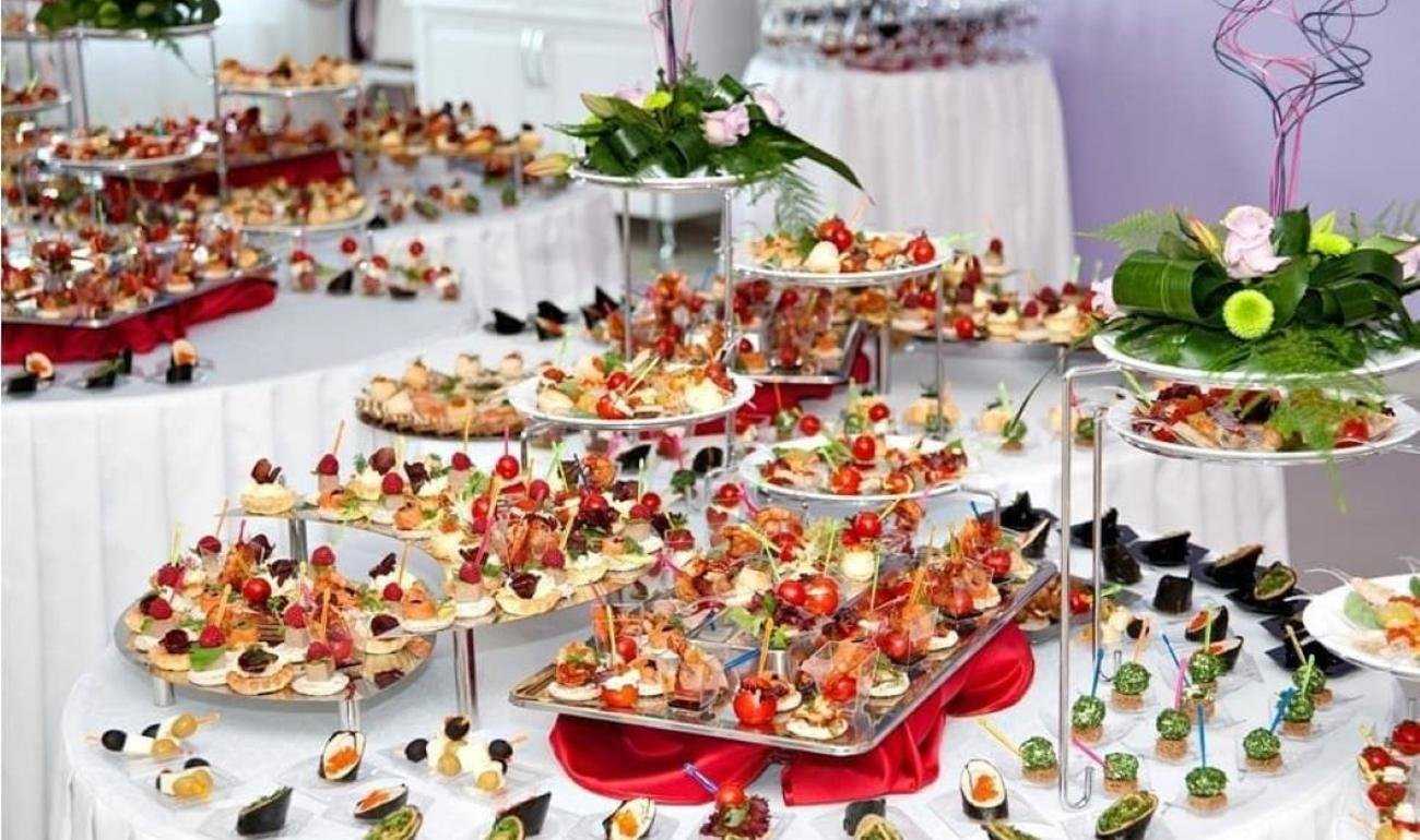 Праздничные закуски для фуршета