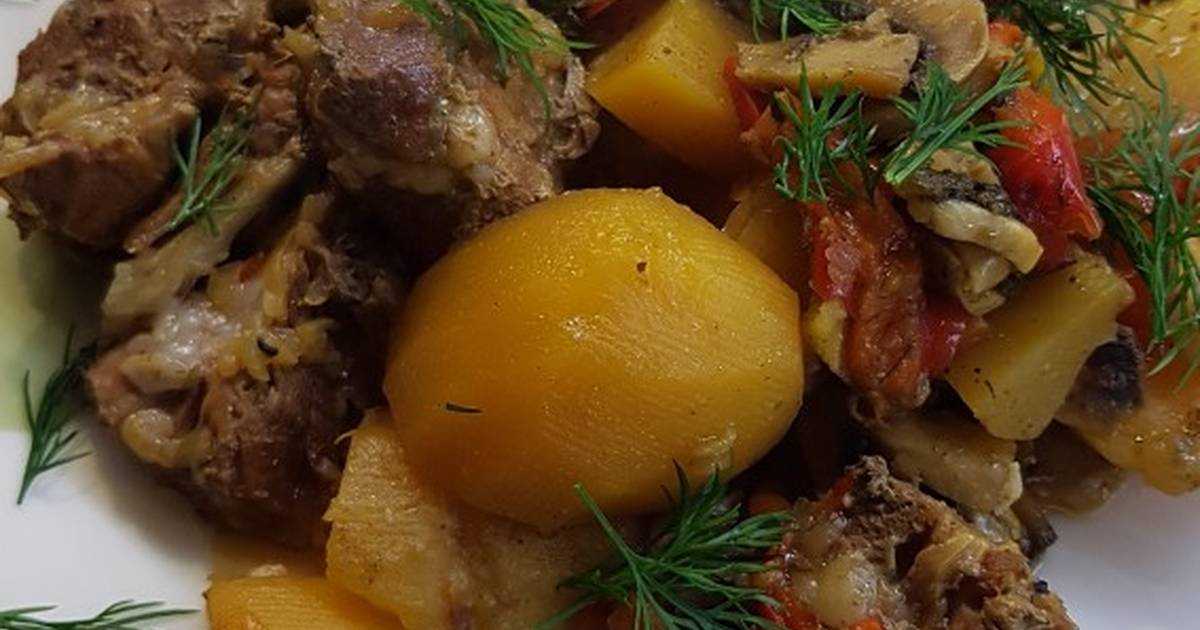Как приготовить мясо с картошкой на костре: рецепты со свининой на мангале в казане