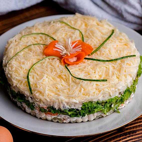 Салат "викинг" с курицей и ананасами - 7 пошаговых фото в рецепте