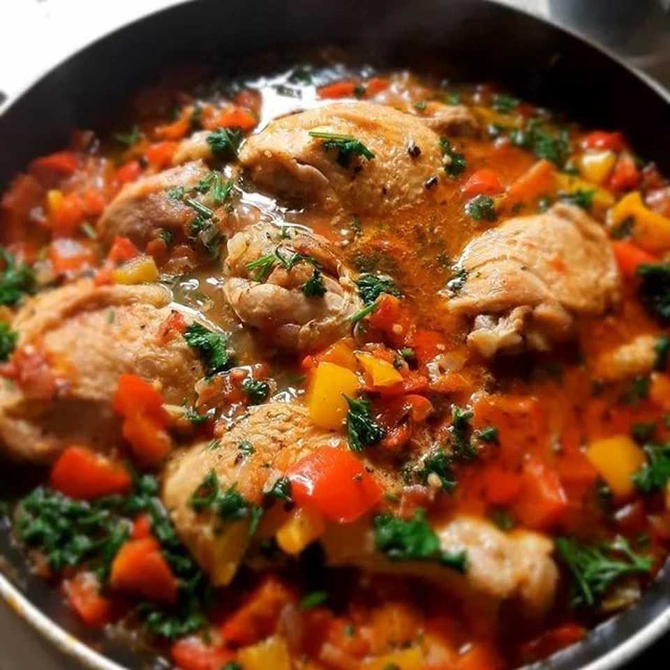 Чахохбили из курицы по-грузински — 5 пошаговых рецептов с фото