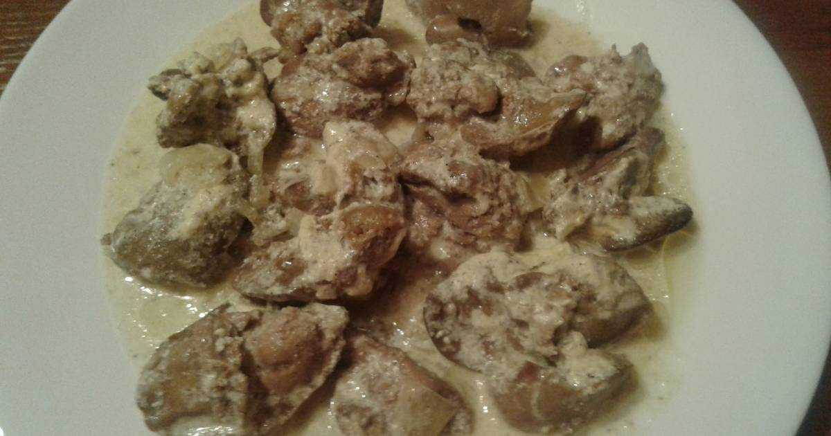 Как приготовить вкусно печень в сметане