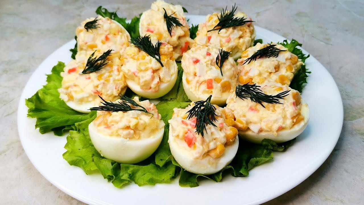 Фаршированные яйца - топ 10 оригинальных идей вкусной закуски