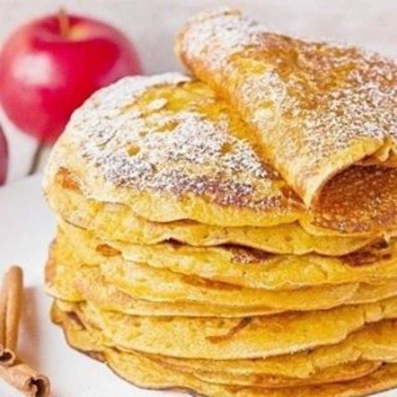 Блины с яблоками и корицей в карамели – уют и тепло моего дома