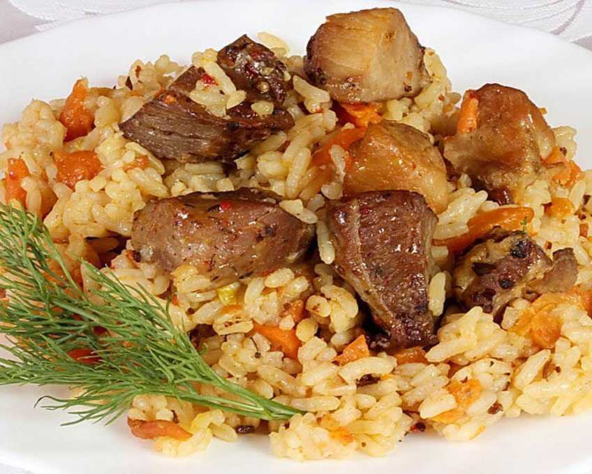 Рецепт классического плова: вкусный плов с мясом