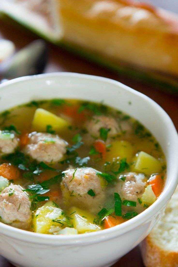 Овощной суп с фрикадельками - рецепт с фото вкусного первого
