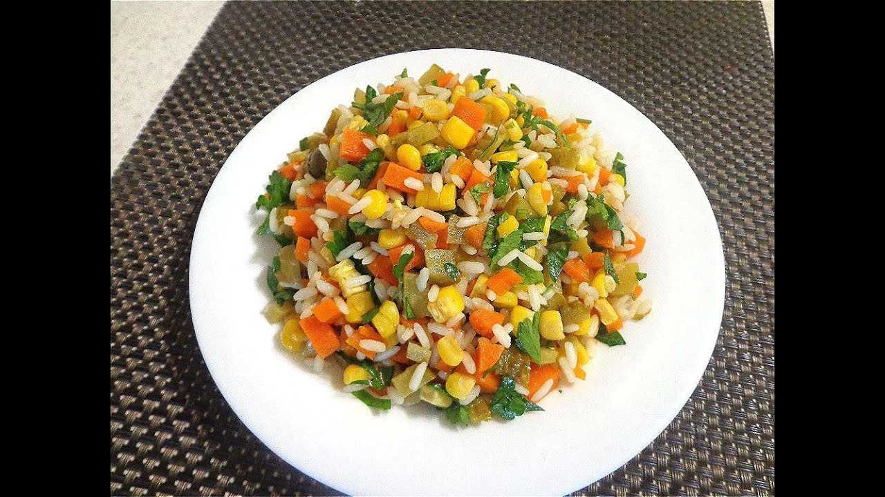 Рецепты салатов с кукурузой, яйцом и горошком, капустой
