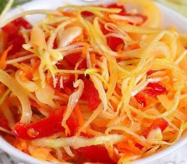 Маринованная капуста быстрого приготовления хрустящая и сочная