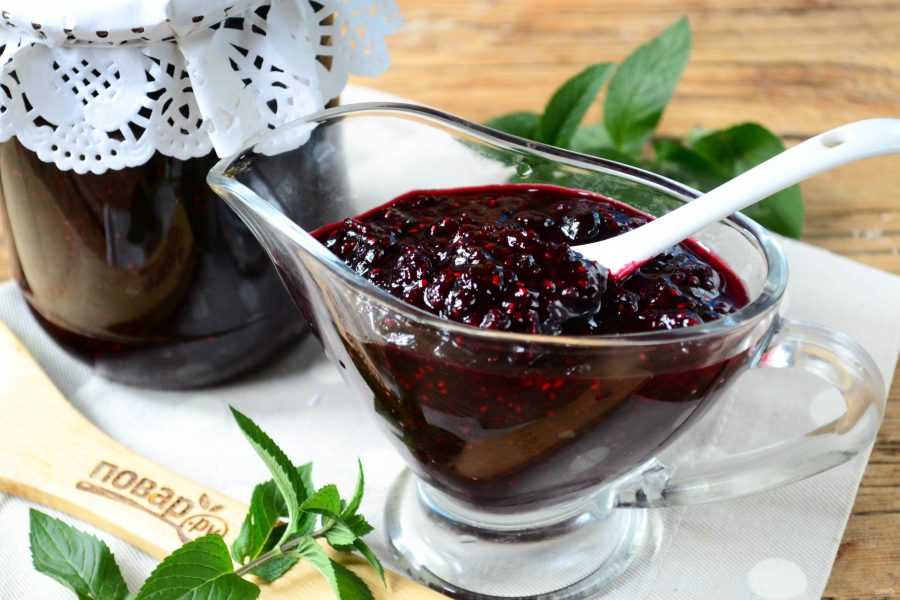 Ежевика с сахаром на зиму