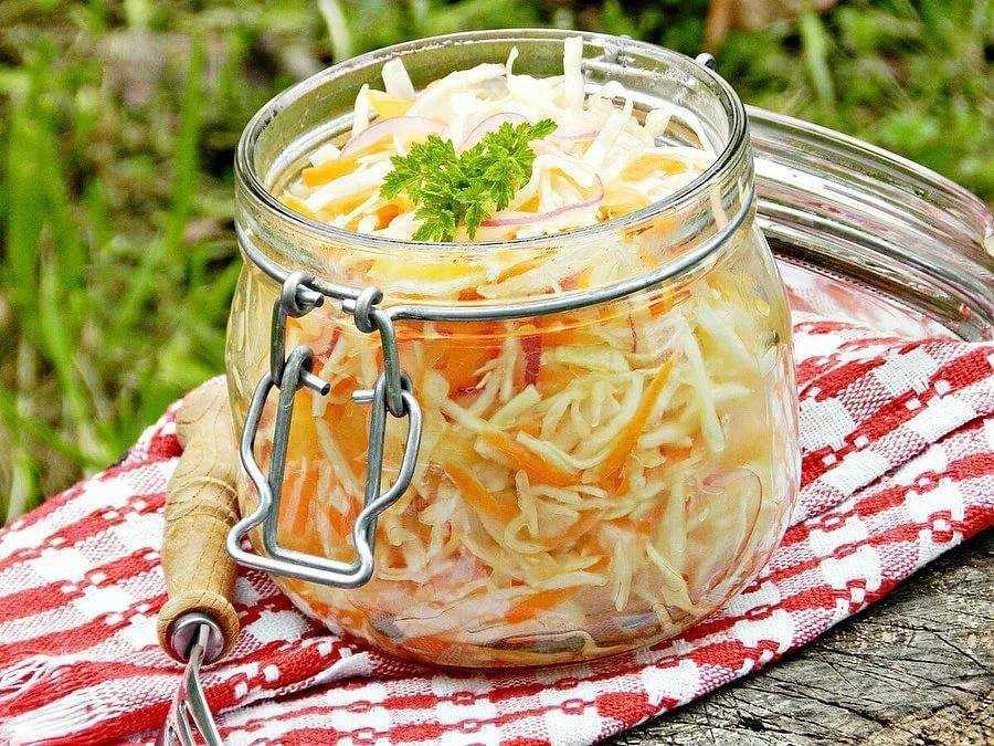Капуста квашеная с медом