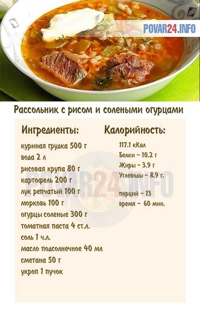 Рассольник с перловкой и солеными огурцами: рецепт с фото