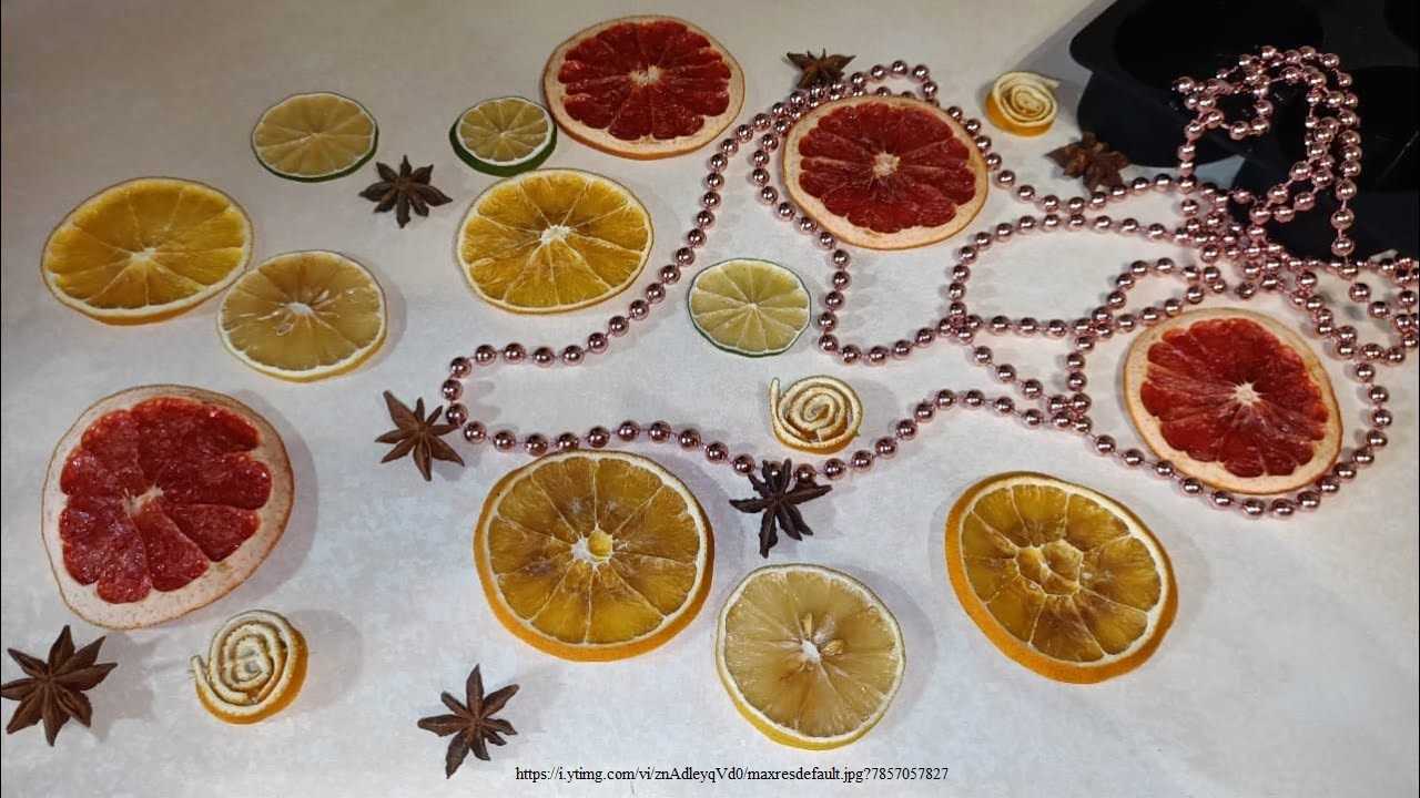 Классные способы сушки апельсинов для декора