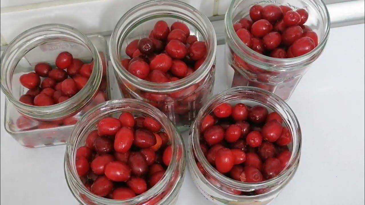Как сушить плоды кизила