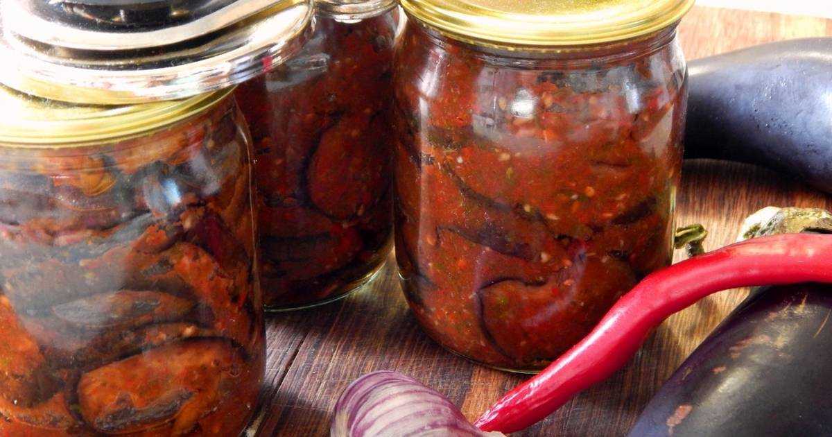 Салат десятка из баклажанов на зиму – пошаговый рецепт  