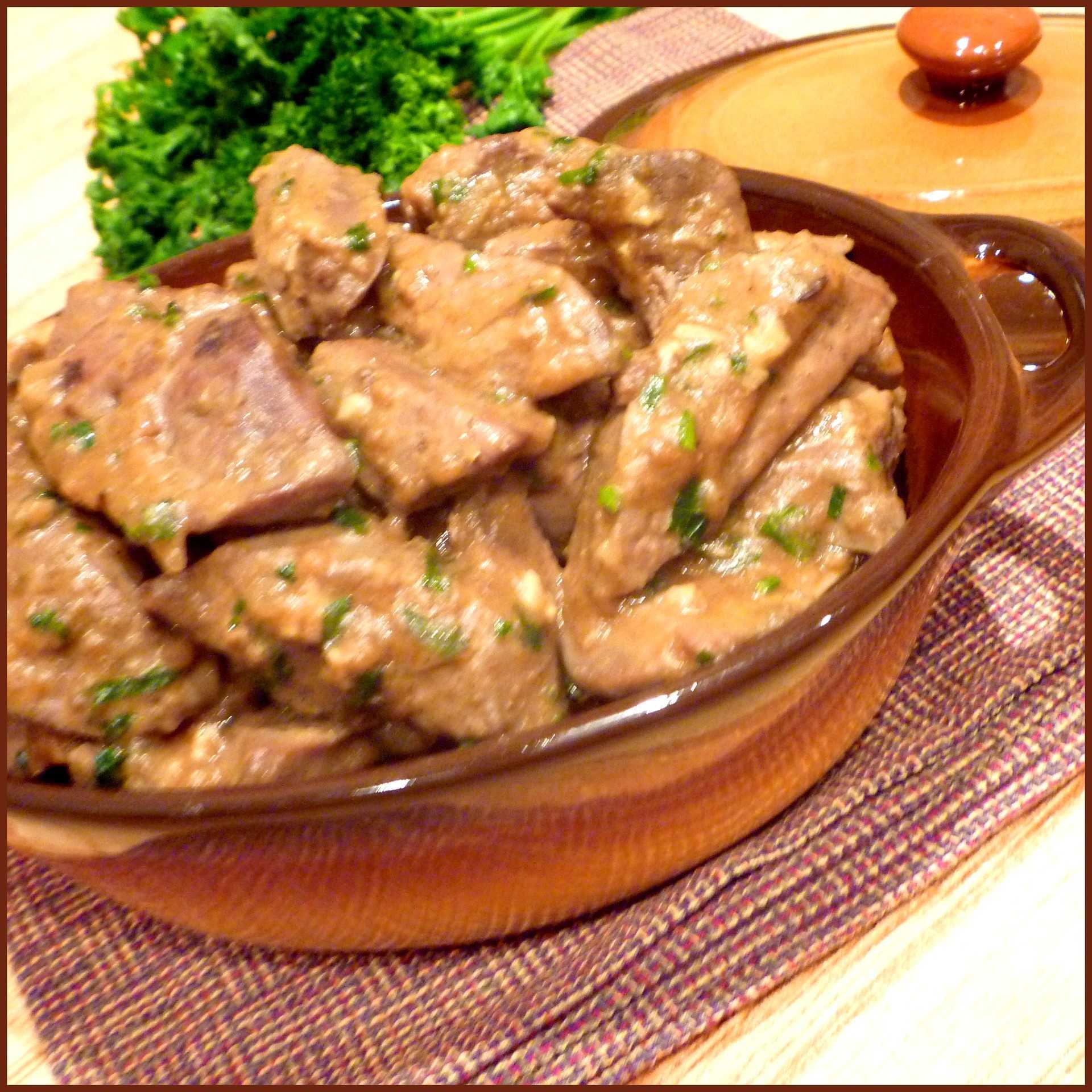 Рецепт вкусной печени индейки с подливкой